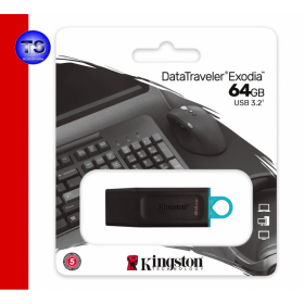 Kingston 64gb Usb3.2 Gen 1 Exodia Black Teal Kingston 64gb Usb3.2 Gen 1 Exodia Black Teal