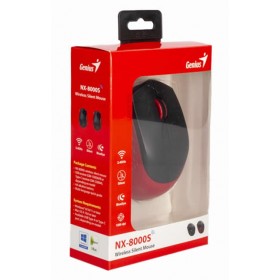 Mouse Genius Nx-8000s Negro/Rojo 2.4ghz Blueeye 1200 Dpi Pila Aa Inalámbrico Mouse Genius Nx-8000s Negro/Rojo 2.4ghz Blueeye 1200 Dpi Pila Aa Inalámbrico
