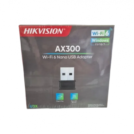 Adaptador Wifi Hikvision Ds-3wru3x Wifi 6 Ax300 2.4ghz 286mbps