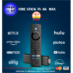 Fire Tv Stick 4k Max Wifi 6 Control Remoto Voz Alexa –